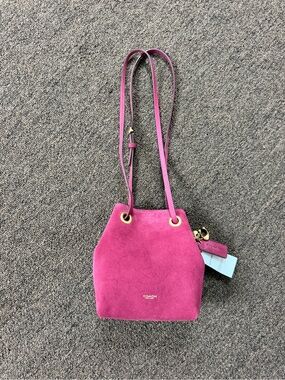 Coach Suede Jade Drawstring Bag in Pink